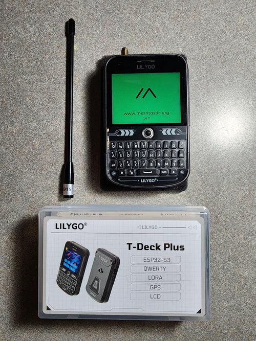 Lilygo T-Deck Plus GPS 915Mhz ESP32 Meshtastic + SMA connector & Antenna USA